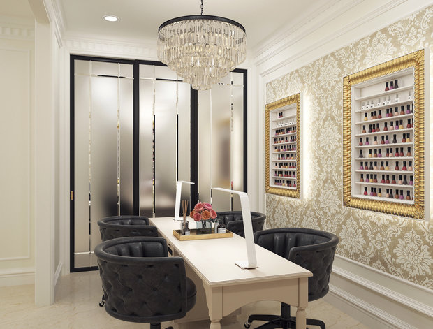 Фото из портфолио Салон красоты, г.Москва – фотографии дизайна интерьеров на INMYROOM