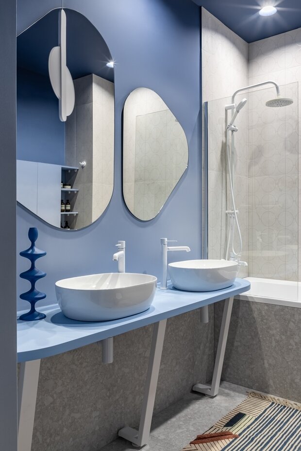 Фотография: Ванная в стиле Современный, Квартира, Проект дня, Москва, 2 комнаты, 40-60 метров, Via interior buro – фото на INMYROOM