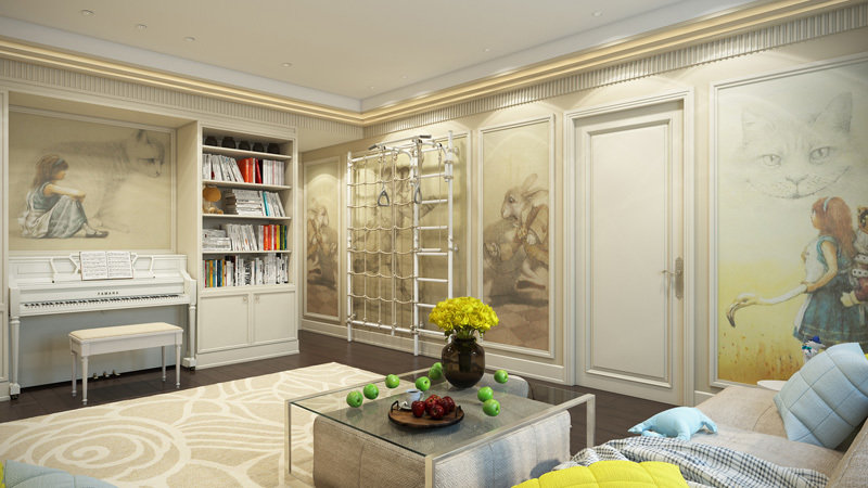 Фото из портфолио Интерьер игровой в стиле ар-деко, арт деко – фотографии дизайна интерьеров на INMYROOM Фото из портфолио Интерьер игровой в стиле ар-деко, арт деко – фотографии дизайна интерьеров на INMYROOM