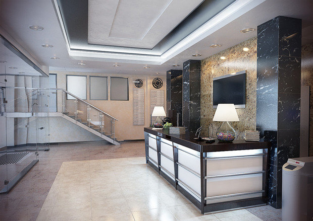 Фото из портфолио Бизнес-центр "ГринПарк" – фотографии дизайна интерьеров на INMYROOM