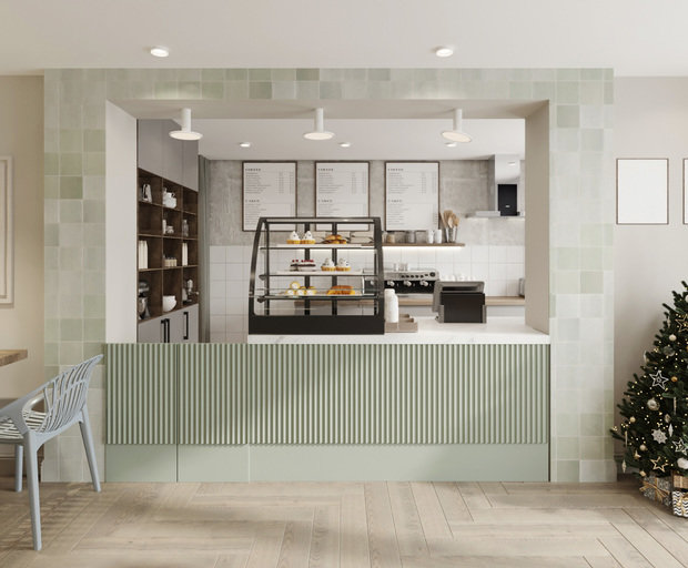 Фото из портфолио Дизайн кафе в Уфе – фотографии дизайна интерьеров на INMYROOM