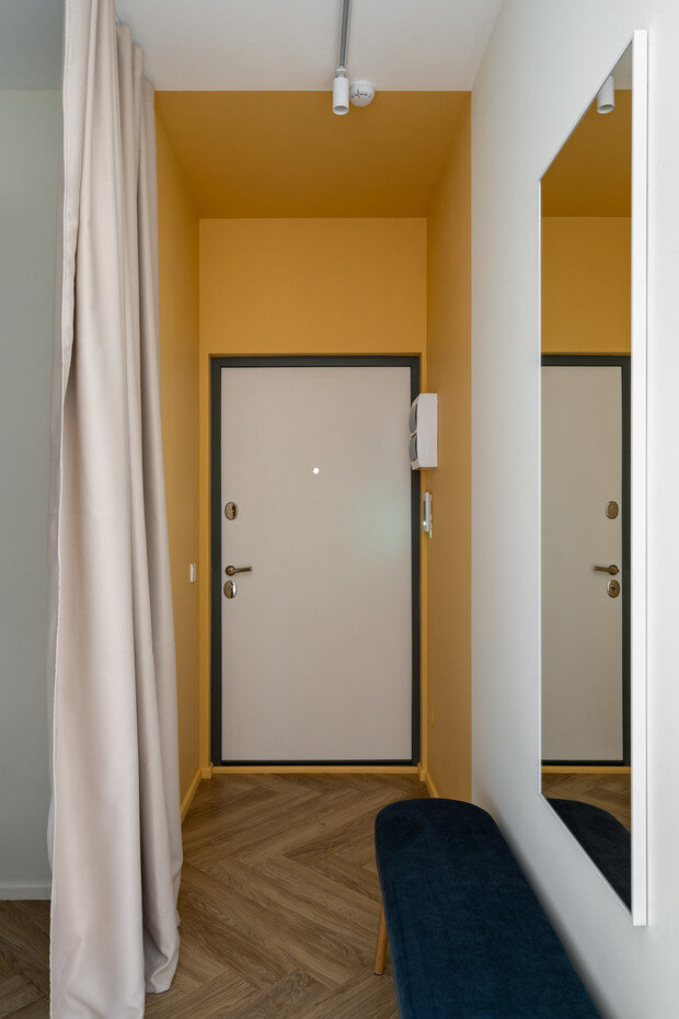 Фотография: Прихожая в стиле Скандинавский, Современный, Эклектика, Проект недели, Санкт-Петербург, 3 комнаты, 60-90 метров, Анастасия Заркуа – фото на INMYROOM