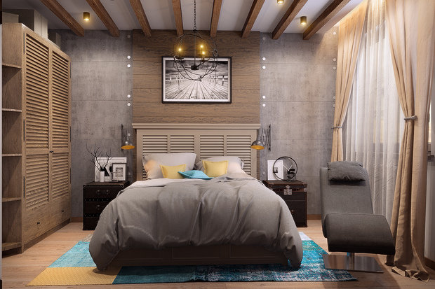 Фото из портфолио в стиле Гранж – фотографии дизайна интерьеров на INMYROOM