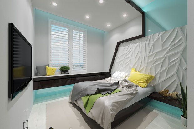 Фото из портфолио Дизайн и ремонт квартиры в ЖК «Обыкновенное чудо» — Экологичный урбанизм – фотографии дизайна интерьеров на INMYROOM