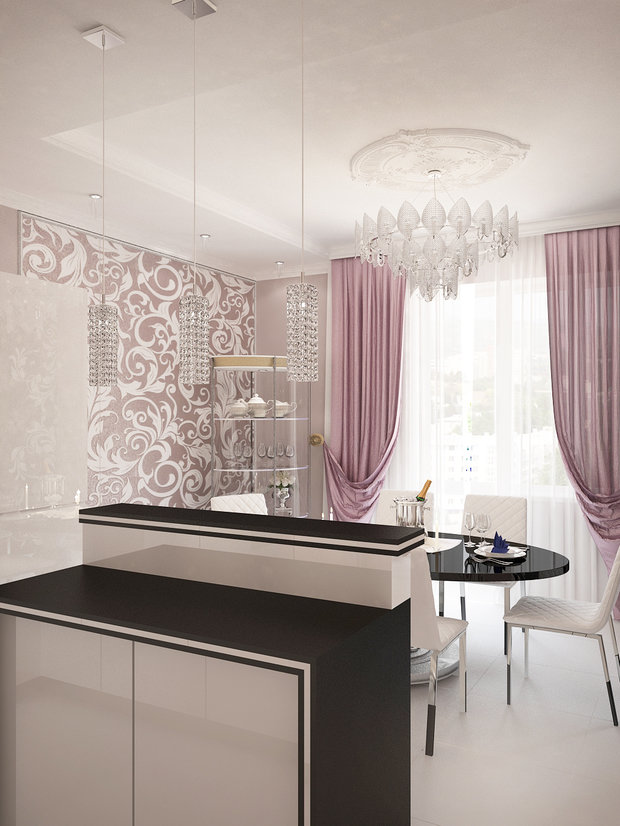 Фото из портфолио Хрустальная кухня – фотографии дизайна интерьеров на INMYROOM
