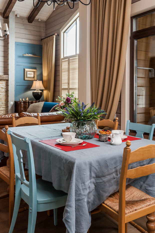 Фотография: Кухня и столовая в стиле Прованс и Кантри, Дом, Проект недели, Дом и дача, Челябинск, 3 комнаты, Более 90 метров, Марина Кутепова – фото на INMYROOM