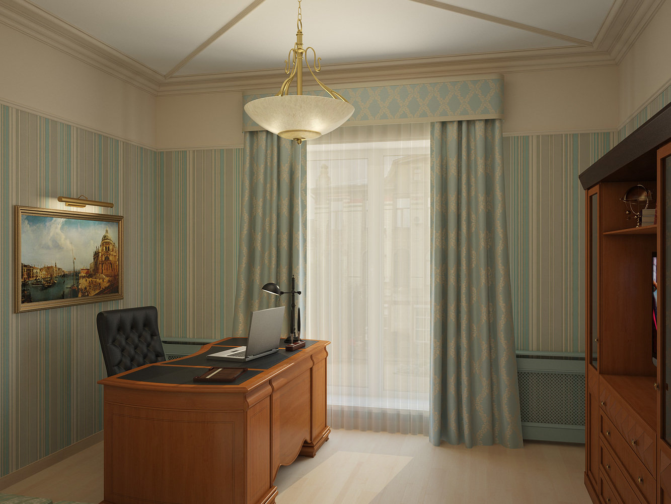 Фотография: Офис в стиле Классический, Квартира, Дома и квартиры, Москва – фото на INMYROOM