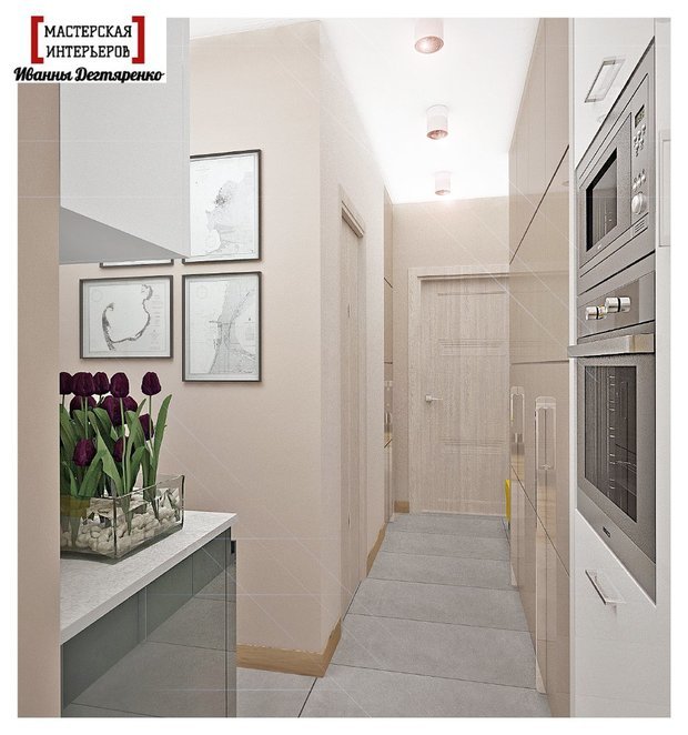 Фото из портфолио 1-КОМНАТНАЯ КВАРТИРА-СТУДИЯ 32 КВ.М. С ПОЛНОЦЕННОЙ СПАЛЬНЕЙ, ЖК “ОДИНЦОВСКИЙ ПАРК” – фотографии дизайна интерьеров на INMYROOM