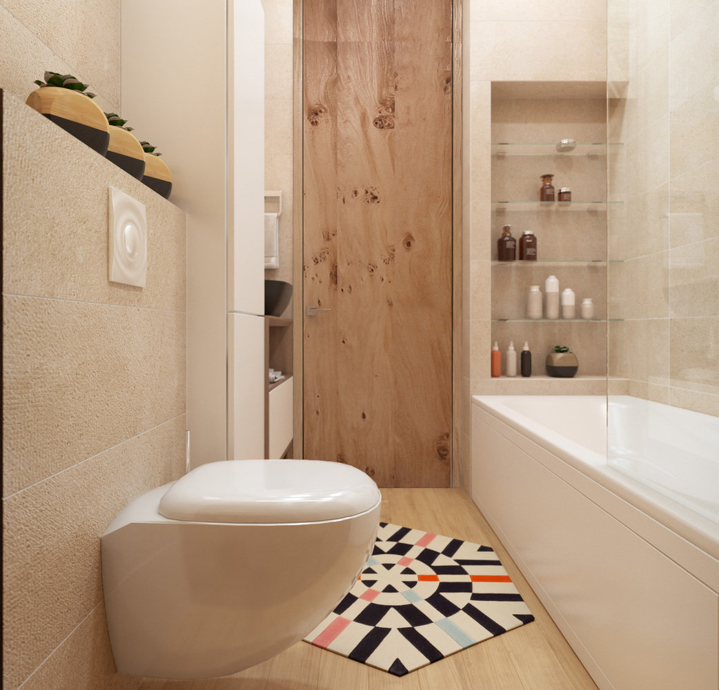 Фотография: Ванная в стиле Эко, Современный, Эклектика, Квартира, Проект недели, Монолитный дом, 3 комнаты, 60-90 метров, Москав, Liberta Interior, Инна Кликина – фото на INMYROOM Фотография: Ванная в стиле Эко, Современный, Эклектика, Квартира, Проект недели, Монолитный дом, 3 комнаты, 60-90 метров, Москав, Liberta Interior, Инна Кликина – фото на INMYROOM