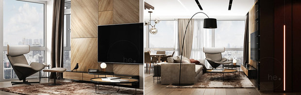 Фото из портфолио Hoffmann Apartment – фотографии дизайна интерьеров на INMYROOM
