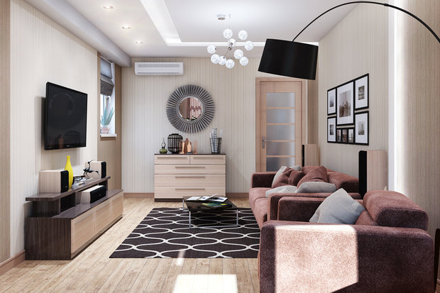 Фото из портфолио Модная квартира в Севастополе – фотографии дизайна интерьеров на INMYROOM