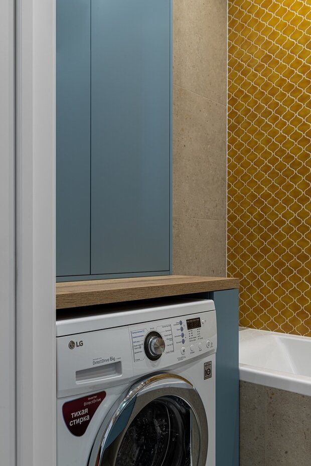 Фотография: Ванная в стиле Современный, Квартира, Проект дня, Ростов-на-Дону, 3 комнаты, 60-90 метров, DKForm, Анна Розенко, Юлия Клочко – фото на INMYROOM