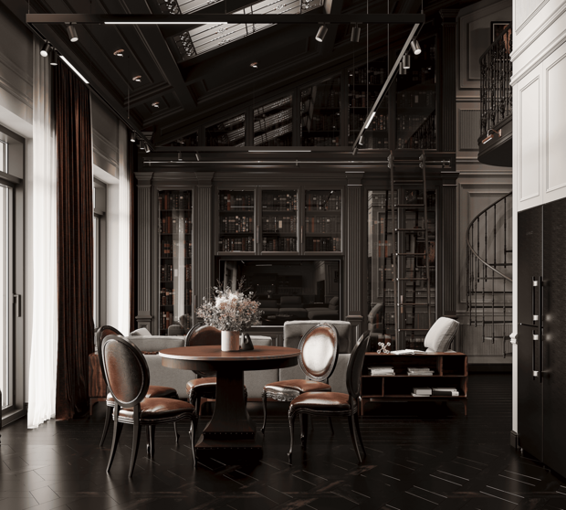 Фото из портфолио Дизайн интерьера квартиры в ЖК «NEVA HAUS (Нева Хаус)» в классическом стиле – фотографии дизайна интерьеров на INMYROOM