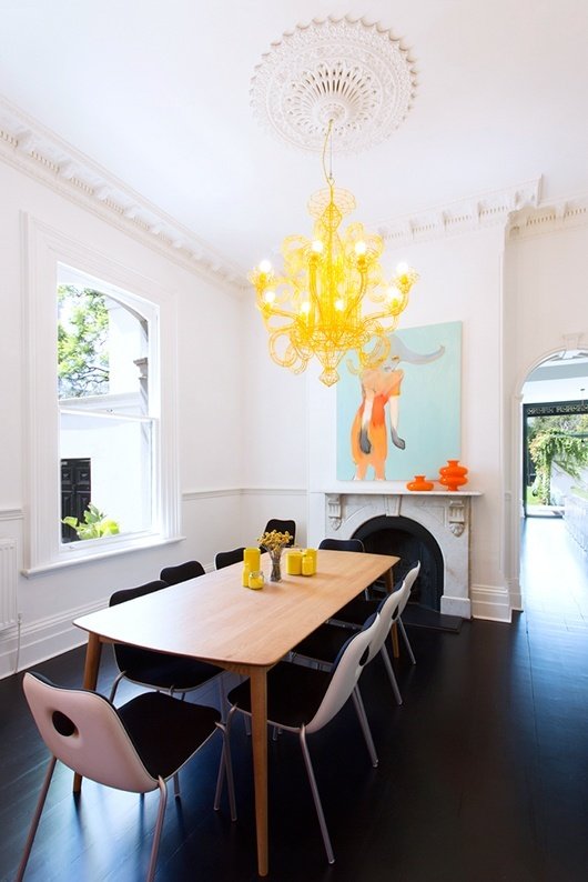 Фотография: Кухня и столовая в стиле Эклектика, Декор интерьера, Цвет в интерьере, Текстиль, Картины, Желтый – фото на INMYROOM Фотография: Кухня и столовая в стиле Эклектика, Декор интерьера, Цвет в интерьере, Текстиль, Картины, Желтый – фото на INMYROOM