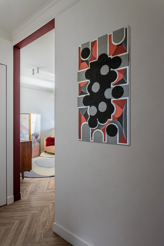 Фотография: Прихожая в стиле Современный, Эклектика, Винтажный, Квартира, Проект дня, Москва, Сара Михайлова – фото на INMYROOM