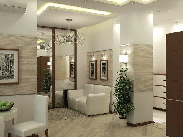 Фото из портфолио Спокойный стиль, неоклассика, для интерьера квартиры – фотографии дизайна интерьеров на INMYROOM