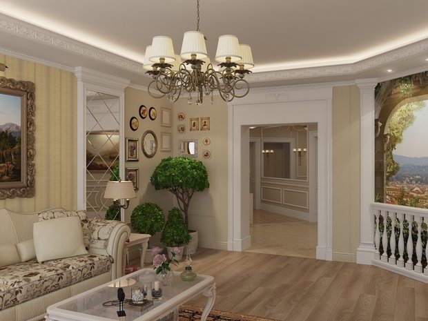 Фото из портфолио Классическая квартира – фотографии дизайна интерьеров на INMYROOM