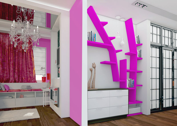 Фото из портфолио Квартира для гламурной модели – фотографии дизайна интерьеров на INMYROOM