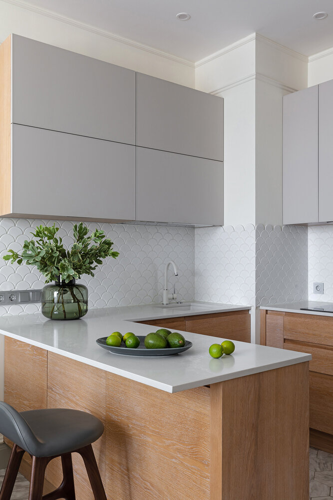 Фотография: Кухня и столовая в стиле Современный, Квартира, Проект дня, Санкт-Петербург, 4 и больше, Более 90 метров, Маргарита Сивухина – фото на INMYROOM Фотография: Кухня и столовая в стиле Современный, Квартира, Проект дня, Санкт-Петербург, 4 и больше, Более 90 метров, Маргарита Сивухина – фото на INMYROOM