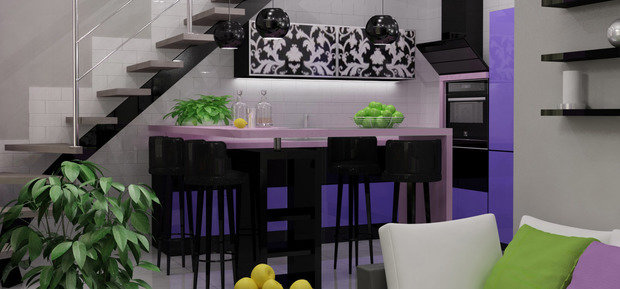 Фото из портфолио Two level apartment – фотографии дизайна интерьеров на INMYROOM