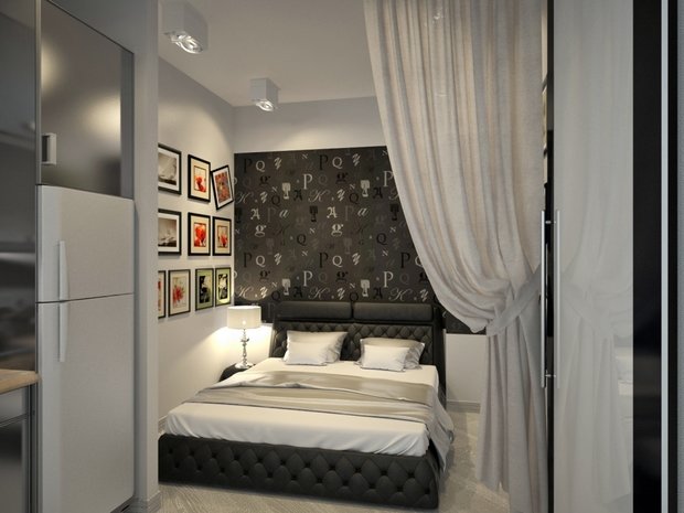 Фото из портфолио ЧЕРНО-БЕЛЫЙ HI-TECH, ЖК САДОВЫЙ – фотографии дизайна интерьеров на INMYROOM