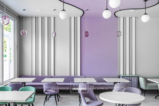Фото из портфолио Кафе Лаванда – фотографии дизайна интерьеров на INMYROOM