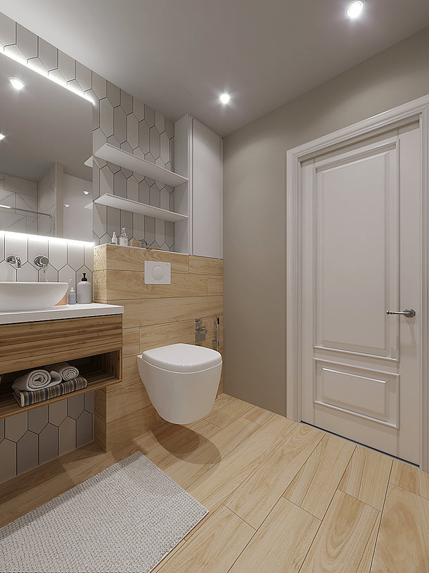 Фото из портфолио Дизайн квартиры Idel Tower – фотографии дизайна интерьеров на INMYROOM