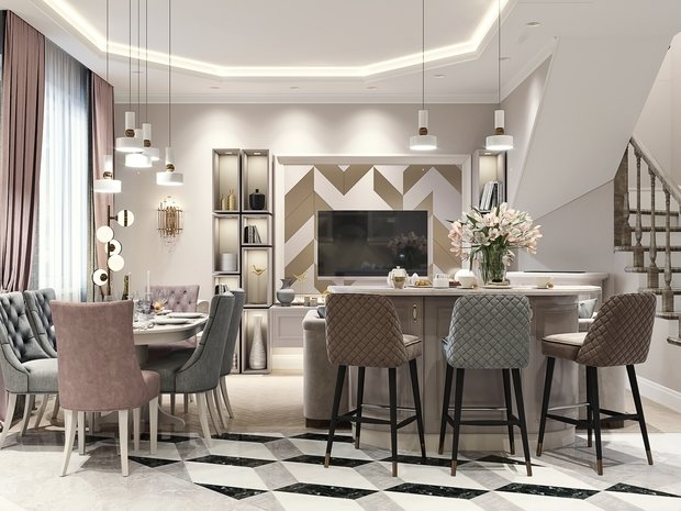 Фото из портфолио Таунхаус  – фотографии дизайна интерьеров на INMYROOM