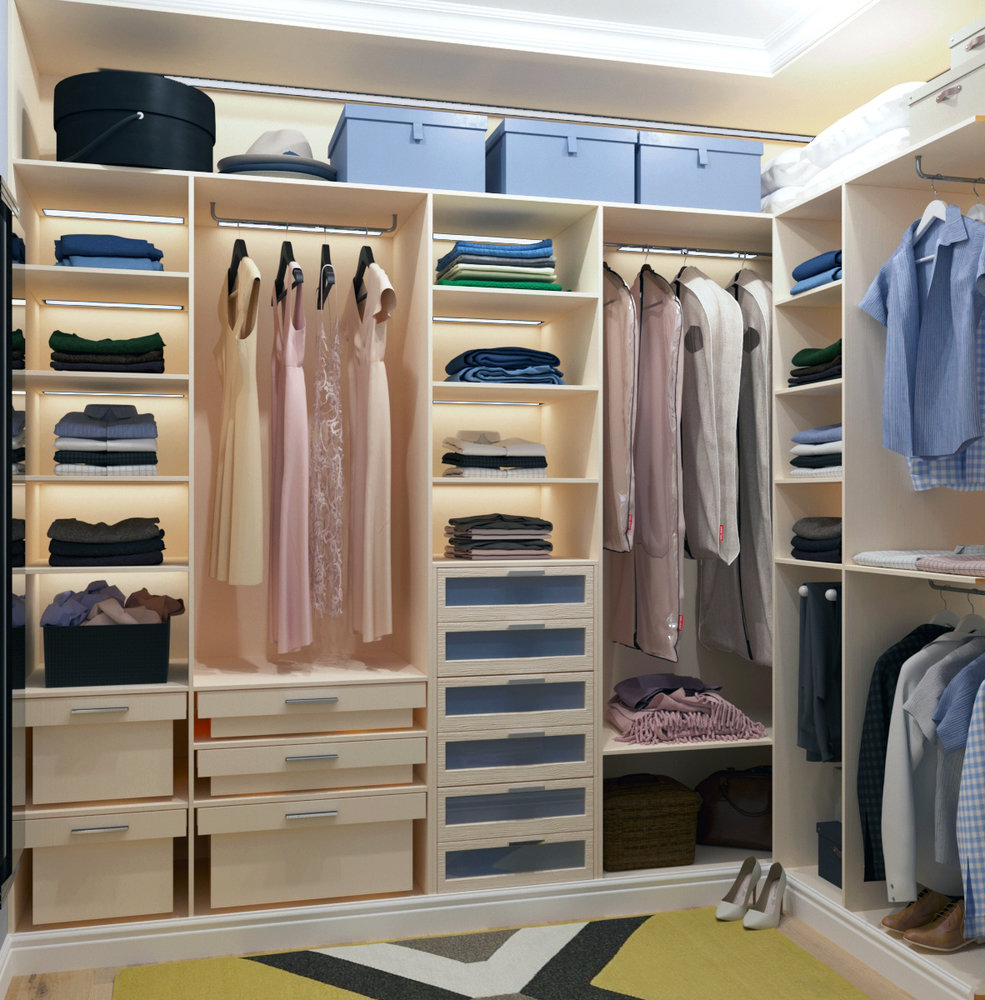 Фотография: Гардеробная в стиле Прованс и Кантри, Дом, Проект недели, Дом и дача, Новосибирск, Таунхаус, Кирпичный дом, 4 и больше, 60-90 метров, Полина Степанова – фото на INMYROOM