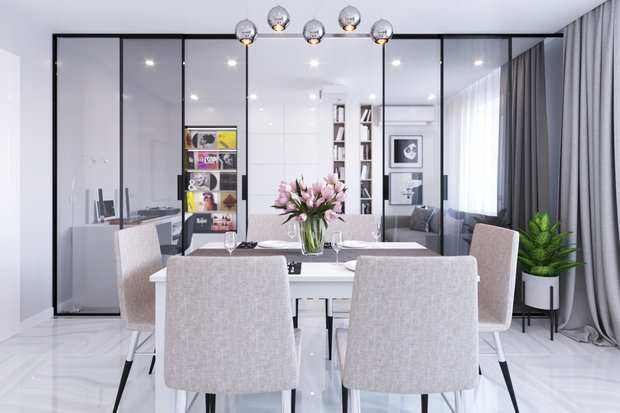 Фото из портфолио Квартира в скандинавском стиле для молодой семьи  – фотографии дизайна интерьеров на INMYROOM