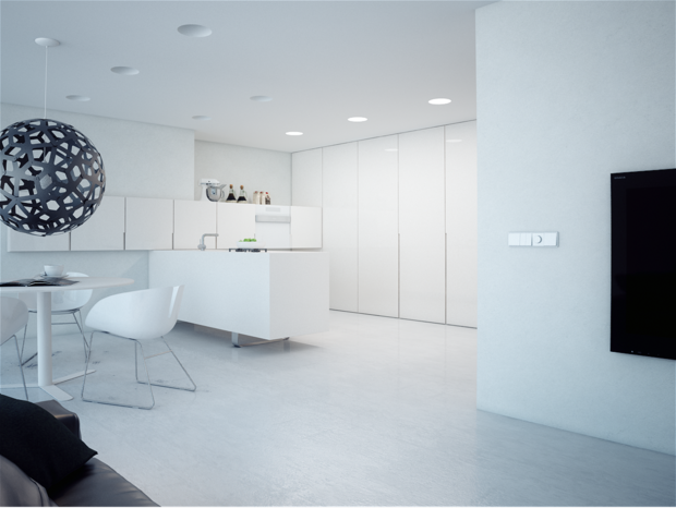 Фотография: Кухня и столовая в стиле Хай-тек, Декор интерьера, Квартира, Декор, Советы, Минимализм, минимализм в интерьере, как оформить интерьер в стиле минимализм, минималистский интерьер, стиль в интерьере – фото на INMYROOM