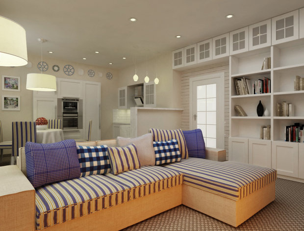 Фото из портфолио Интерьер 2-х комнатной квартиры  – фотографии дизайна интерьеров на INMYROOM