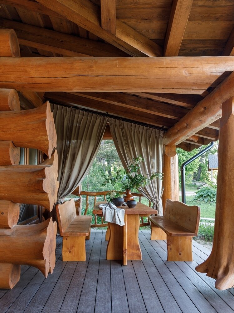 Фотография: Терраса в стиле Современный, Эклектика, Эко, Прованс и Кантри, Дом, Проект дня, Дом и дача, Казань, 4 и больше, Более 90 метров, Юлия Осошнова – фото на INMYROOM