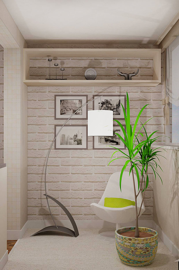 Фото из портфолио Проект квартиры П44 – фотографии дизайна интерьеров на INMYROOM