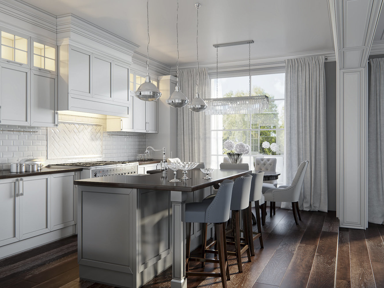 Фотография: Кухня и столовая в стиле Классический, Советы, коммуникации на кухне, энциклопедия_инженерные_коммуникации – фото на INMYROOM