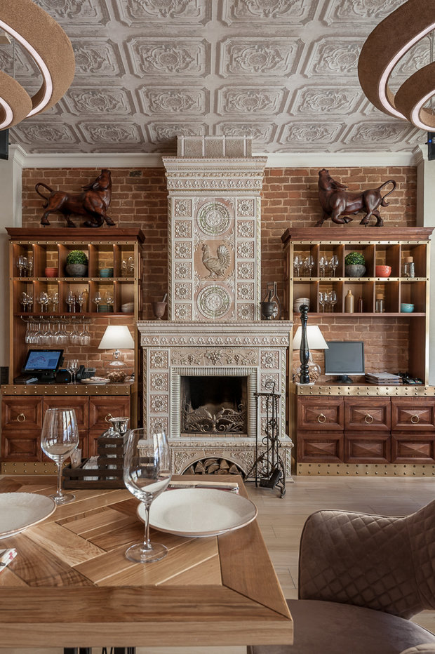 Фото из портфолио Дизайн интерьера ресторана «MEAT & WINE» – фотографии дизайна интерьеров на INMYROOM