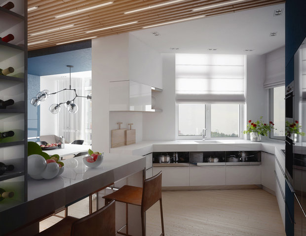 Фото из портфолио Апартаменты в Москве – фотографии дизайна интерьеров на INMYROOM