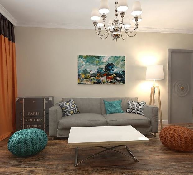 Фото из портфолио Квартира по мотивам картины Ван Гога. Можайское шоссе  – фотографии дизайна интерьеров на INMYROOM