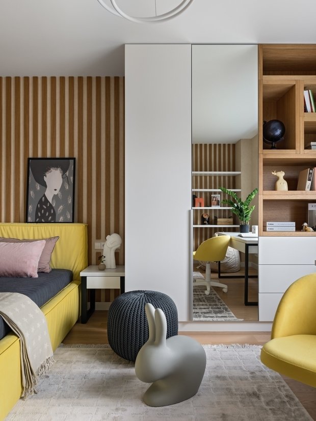 Фотография: Детская в стиле Современный, Квартира, Проект недели, Минск, 3 комнаты, 60-90 метров, Катерина Смольская – фото на INMYROOM