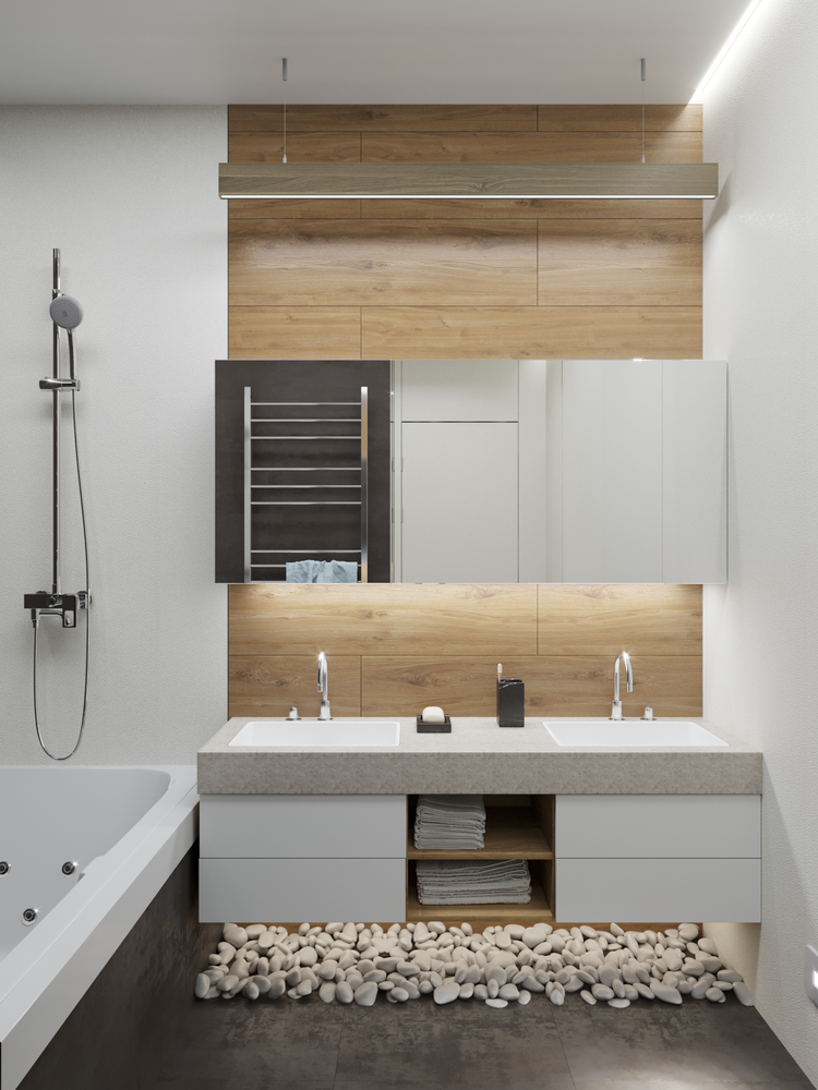 Фотография: Ванная в стиле Современный, Квартира, Проект дня, Красногорск, Виктория Золина, Zi-Design Interiors, 4 и больше, Более 90 метров, Катерина Старикова – фото на INMYROOM Фотография: Ванная в стиле Современный, Квартира, Проект дня, Красногорск, Виктория Золина, Zi-Design Interiors, 4 и больше, Более 90 метров, Катерина Старикова – фото на INMYROOM