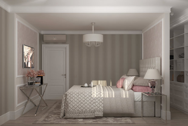 Фото из портфолио Спальня гостевая "Glamour" – фотографии дизайна интерьеров на INMYROOM