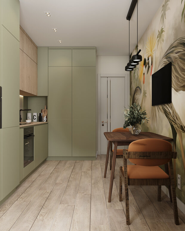 Фото из портфолио Однокомнатная квартира – фотографии дизайна интерьеров на INMYROOM