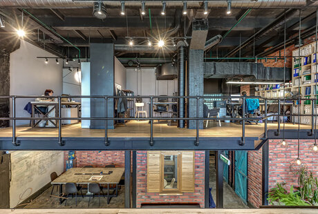 Офис для дизайн студии в стиле Лофт