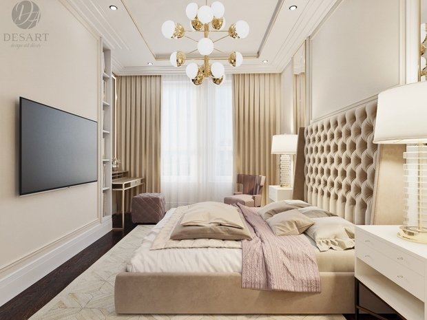 Фото из портфолио ЖК Утесов. Спальня – фотографии дизайна интерьеров на INMYROOM