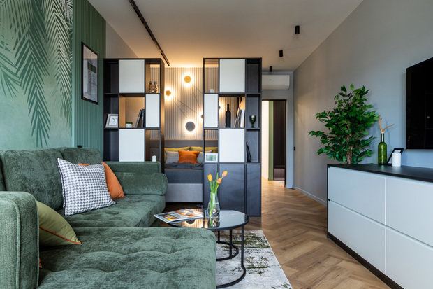 Фото из портфолио Квартира 50 м2 в ЖК "Art Line" – фотографии дизайна интерьеров на INMYROOM