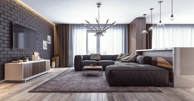 Фото из портфолио Апартаменты для молодой пары – фотографии дизайна интерьеров на INMYROOM