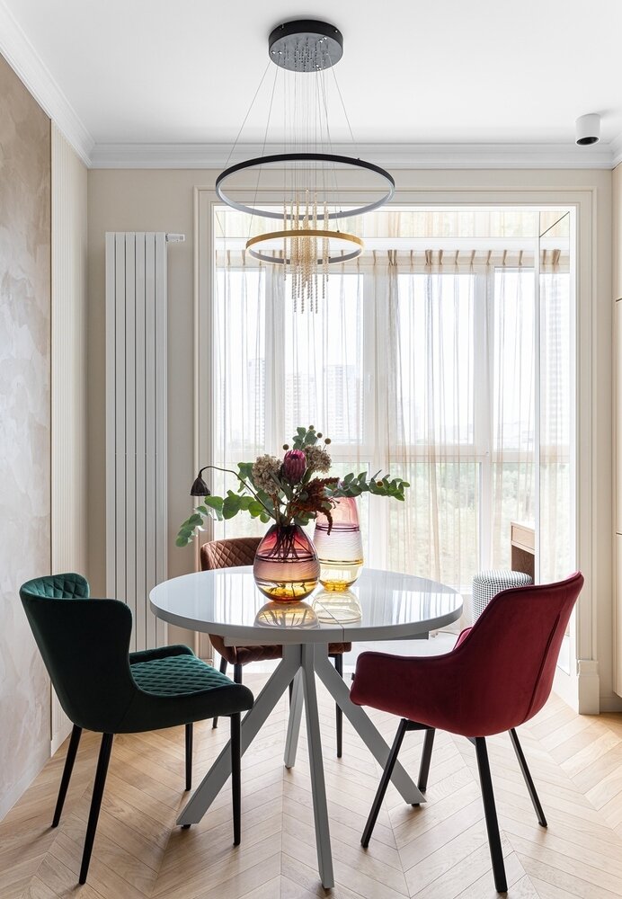 Фотография: Кухня и столовая в стиле Современный, Классический, Квартира, Студия, Проект недели, Москва, 1 комната, 40-60 метров, Александра Антонова – фото на INMYROOM Фотография: Кухня и столовая в стиле Современный, Классический, Квартира, Студия, Проект недели, Москва, 1 комната, 40-60 метров, Александра Антонова – фото на INMYROOM