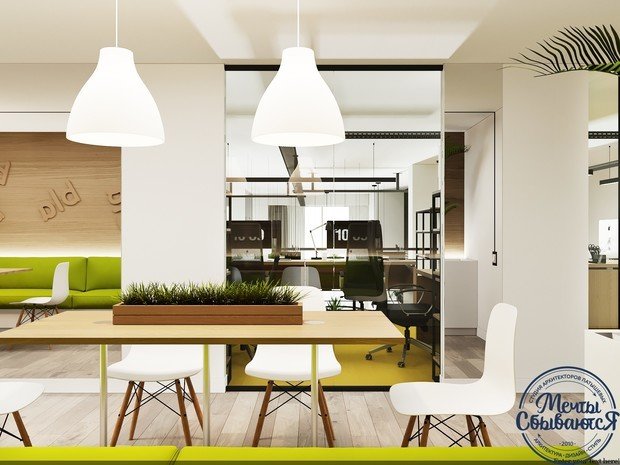 Фото из портфолио Офис нового уровня – фотографии дизайна интерьеров на INMYROOM