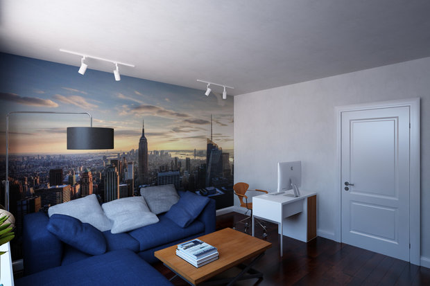 Фото из портфолио СИНИЙ МАНХЕТТЕН - РОССИЯ – фотографии дизайна интерьеров на INMYROOM