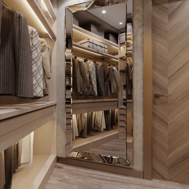 Фото из портфолио Дизайн интерьера квартиры для молодой девушки в стиле ар-деко – фотографии дизайна интерьеров на INMYROOM